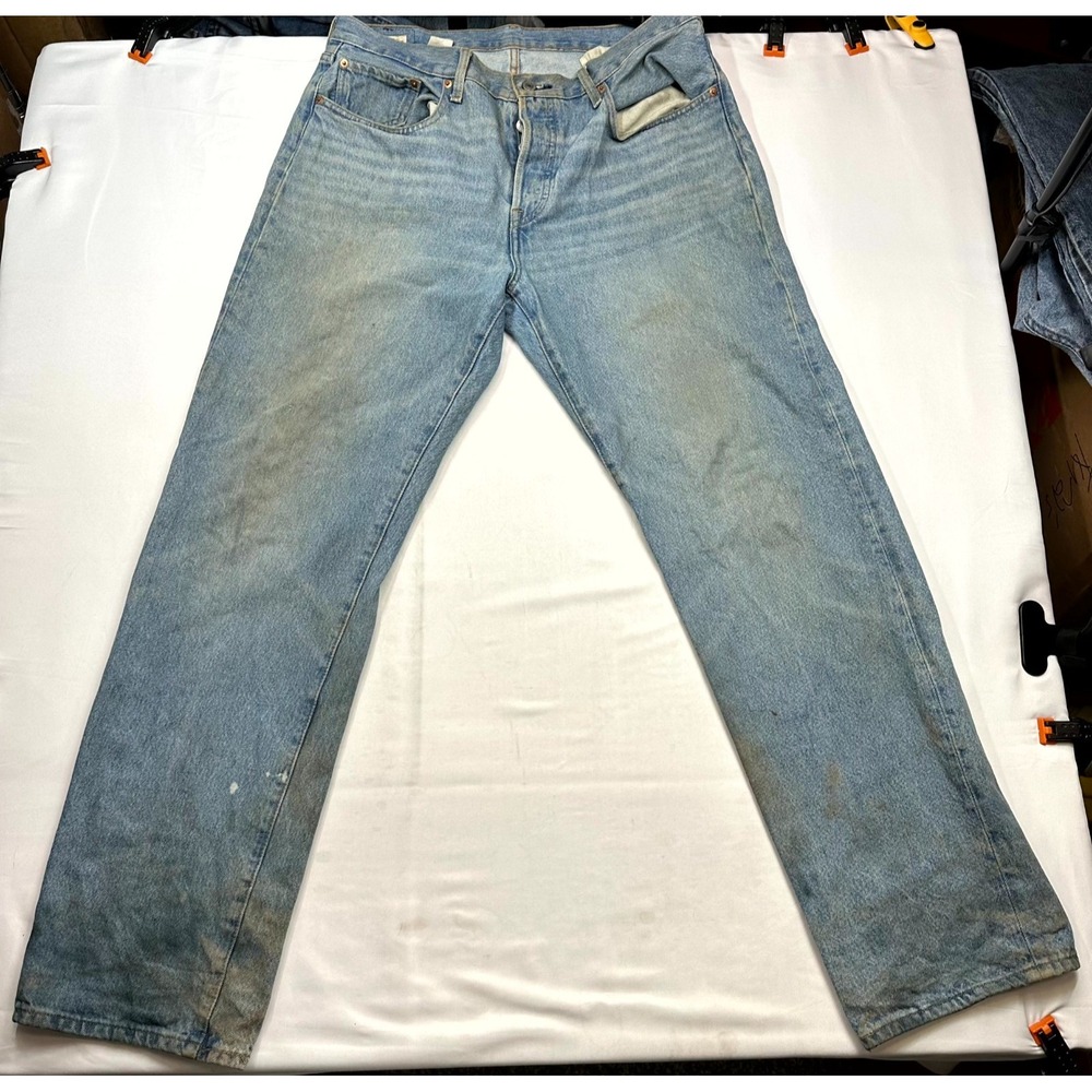 Levi's Light Blue Straight Leg Jeans